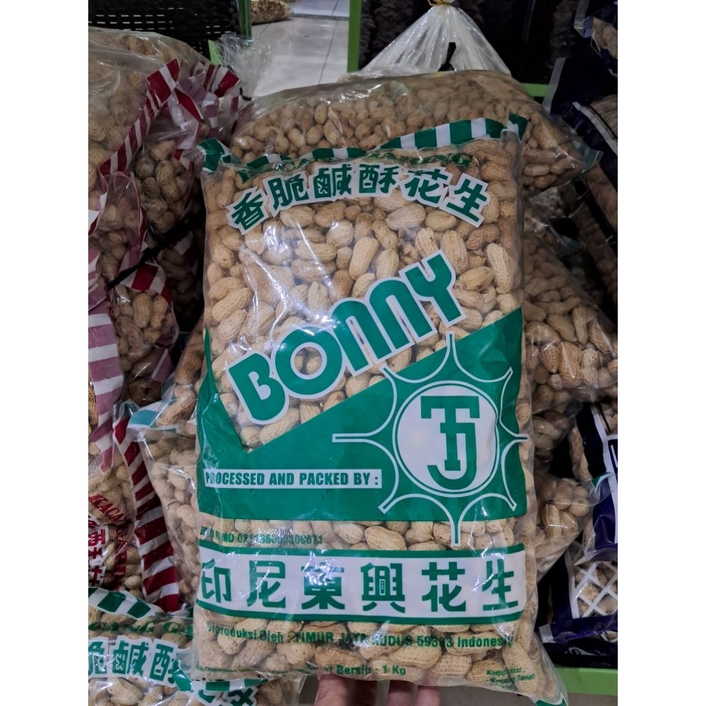 

Kacang Kulit Oven Bonny Hijau Kemasan 1 Kg