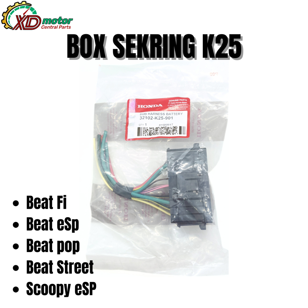 BOX SEKRING K25 HONDA UNTUK MOTOR BEAT FI BEAT ESP BEAT POP BEAT STREET SCOOPY ESP