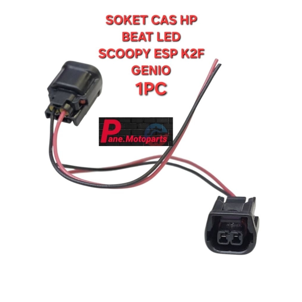 KABEL SOKET SOCKET CAS HP MOTOR NEW BEAT LED BEAT DELUXE BEAT STREET K1A 2020-2023 GENIO SCOOPY ESP 