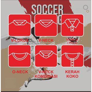 Tambahan Kerah Jersey Custom Dry Fit Premium
