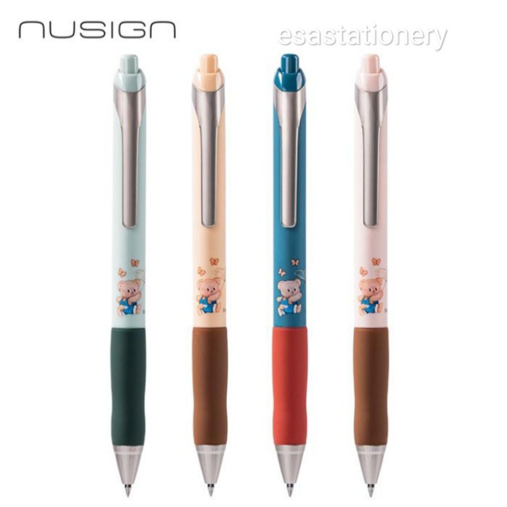 

Deli Butterbear Gel Pen Pulpen Gel Lucu NS 666-B