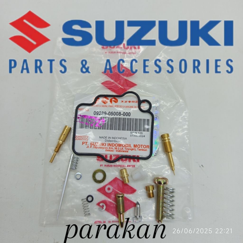 REPAIR KIT REPARKIT KARBURATOR SPIN 125 SUZUKI SPIN 125 SGP