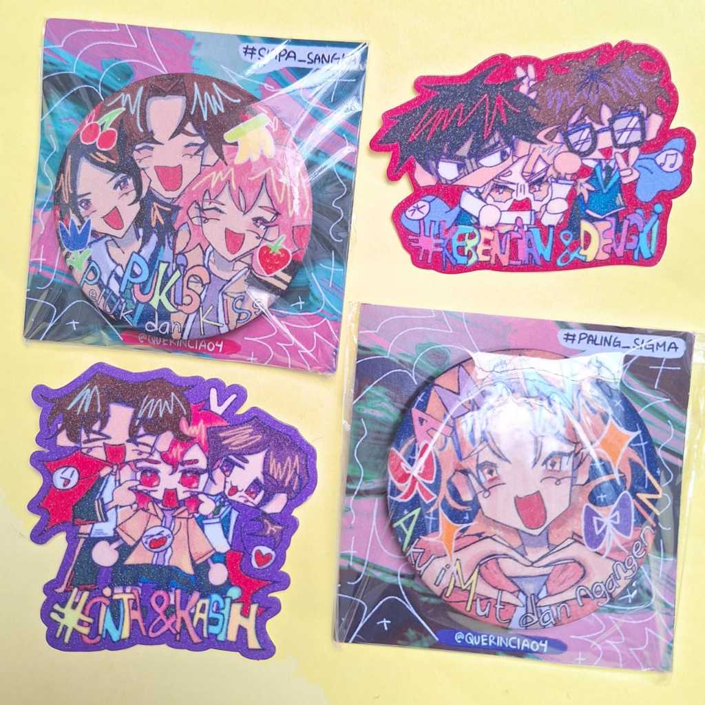 

No Home Webtoon Stickers dan Badge