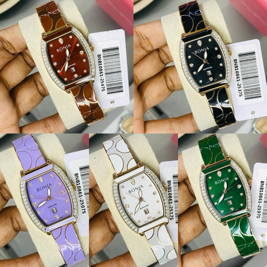 JAM TANGAN WANITA BONIA BNB10861 SAPPHIRE CERAMIC ORIGINAL GARANSI RESMI 1 TAHUN