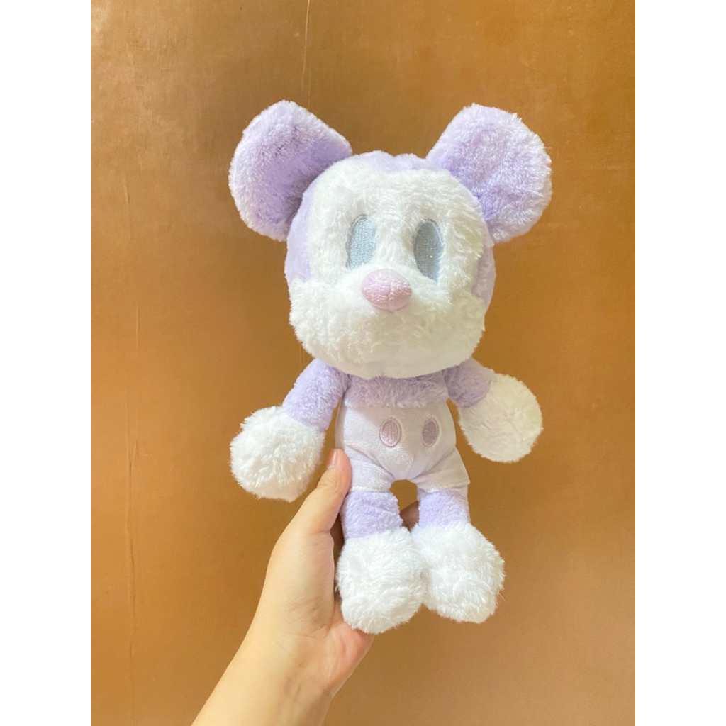 Boneka Karakter Mickey Mouse Ungu Putih size 27cm / Boneka Mickey Mouse Ungu / Boneka Mickey Mouse /