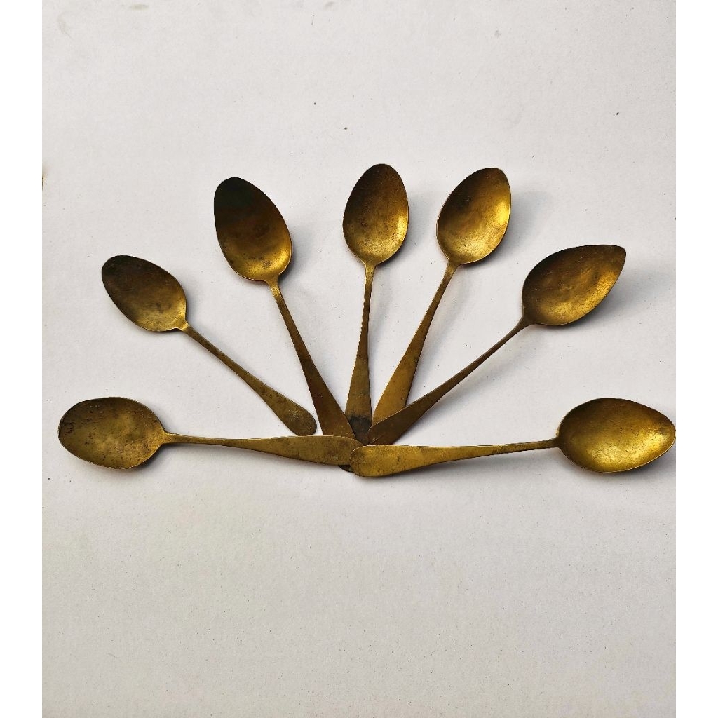 Barang Antik Sendok kuningan asli (KUNO)