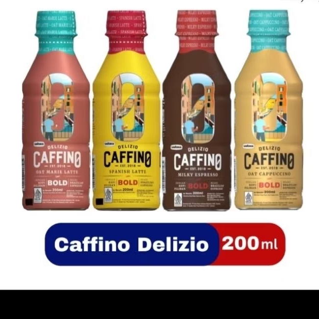 

Kopi Caffino Botol RTD Varian Rasa 200ml/botol