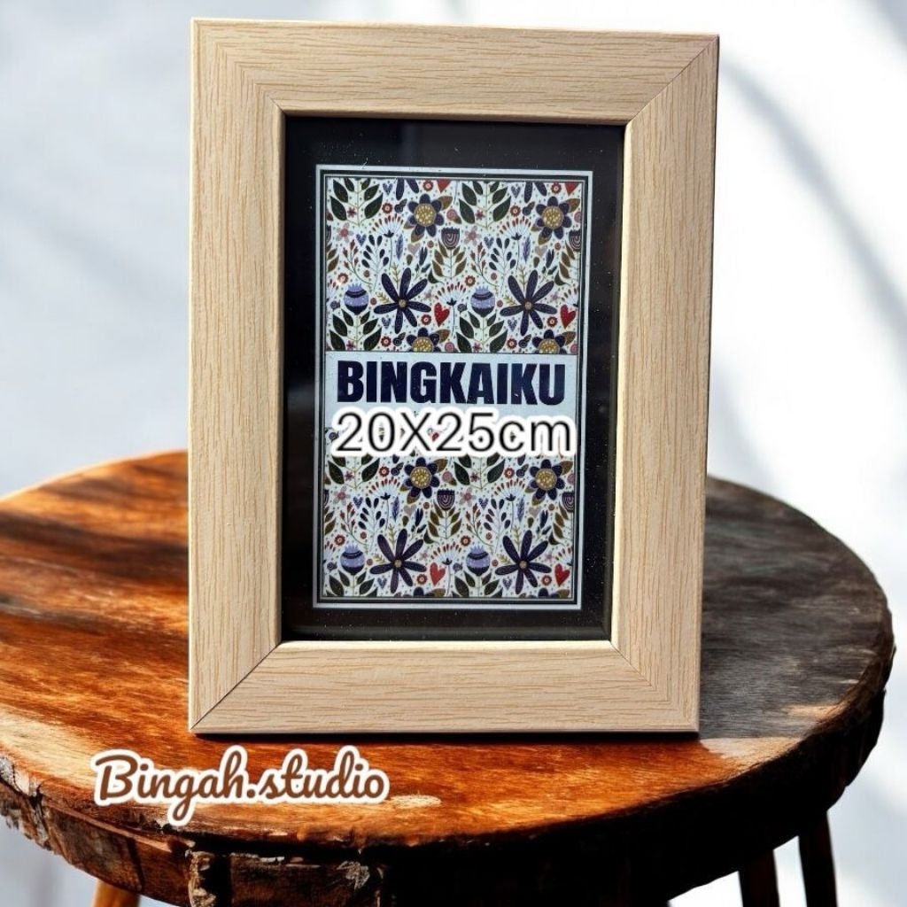 BINGKAI FOTO 10R / 8R(20X25CM) | FRAME FOTO PAKAI KACA
