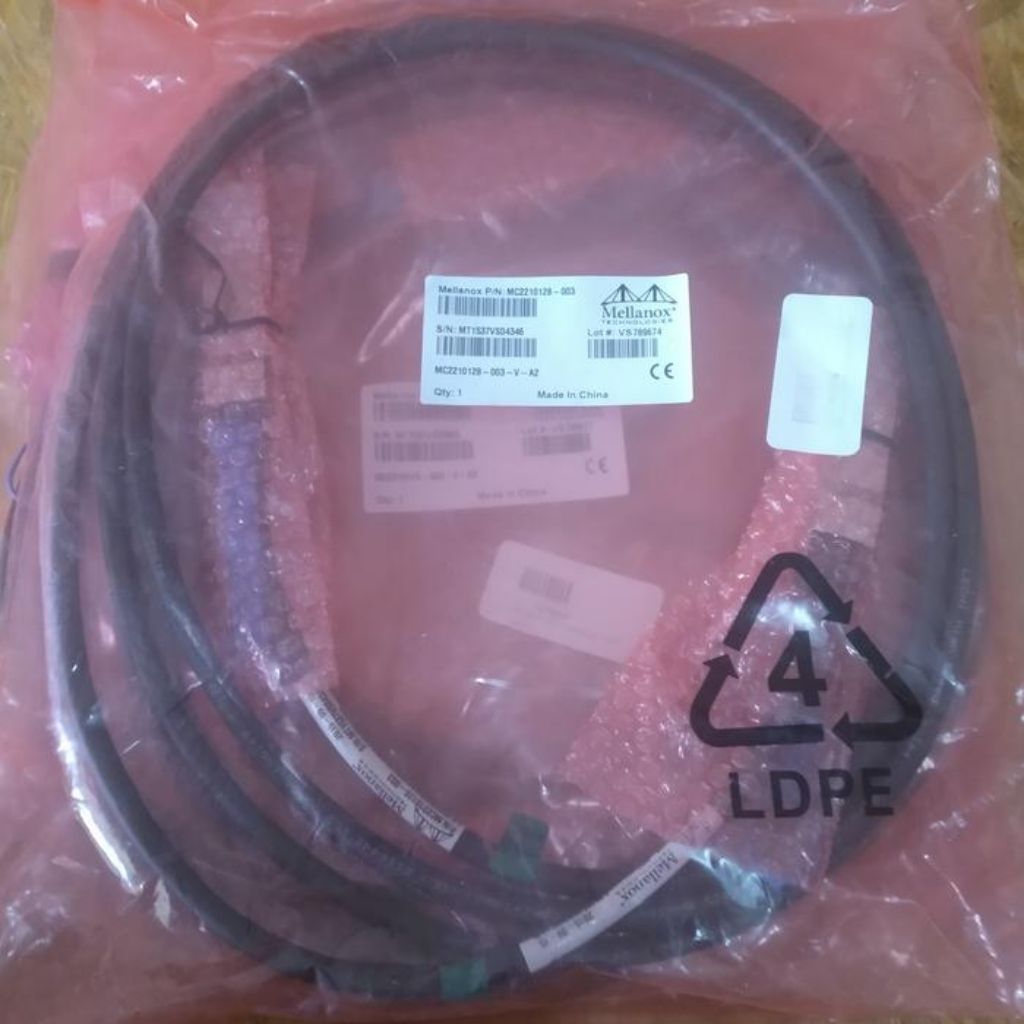 kabel DAC 40G qsfp to qsfp 3m fiber optic server PC dell hp emc supermicro mikrotik mikrobit Cisco