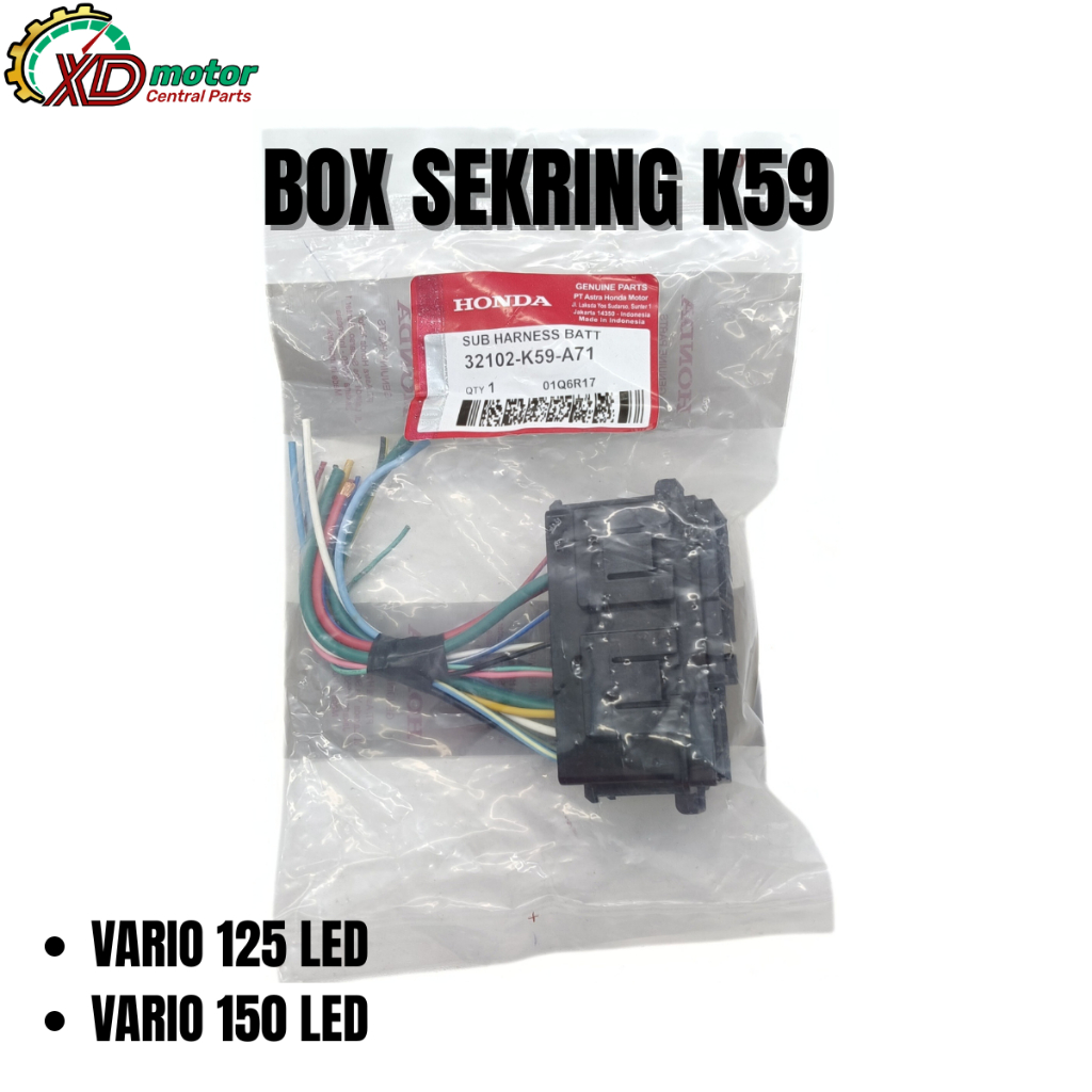 BOX SEKRING K59 HONDA UNTUK MOTOR VARIO 125 LED VARIO 150 LED