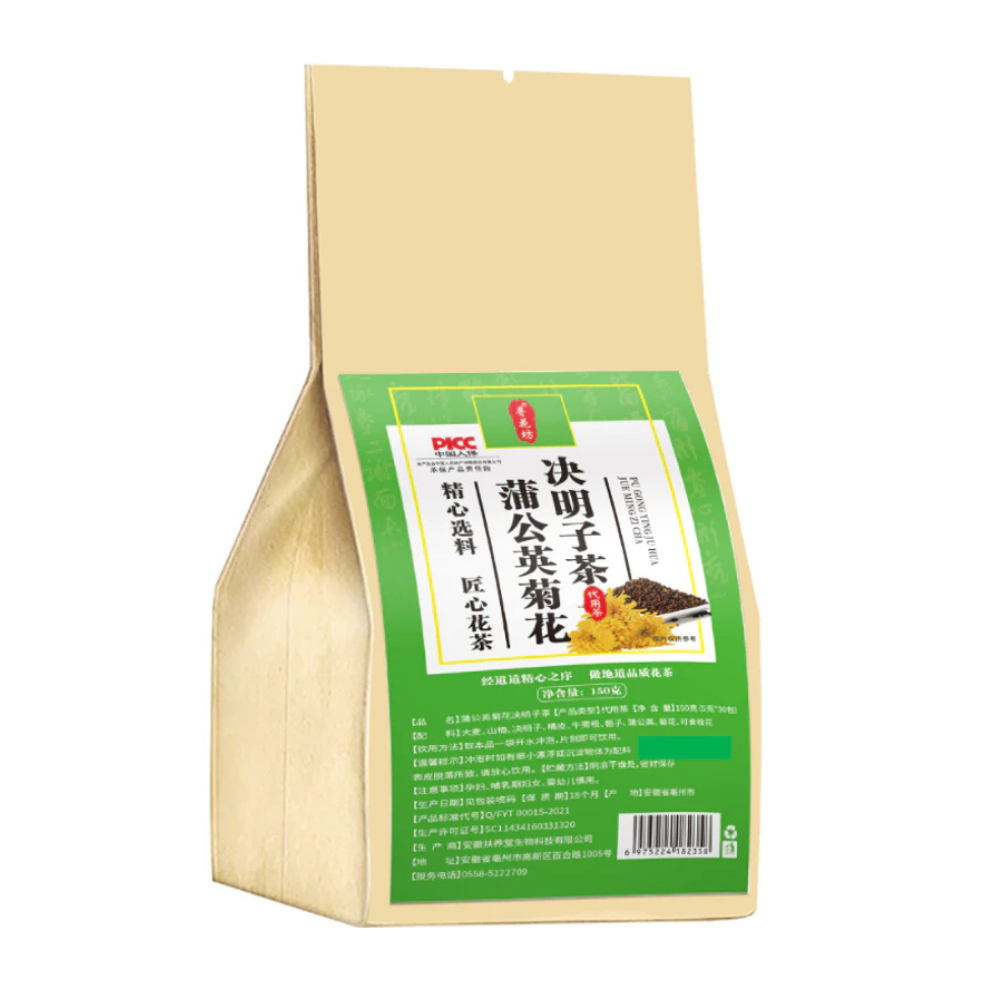 

Dandelion Chrysanthemum Cassia Seed Tea Bag 5g x 30 Bungkus