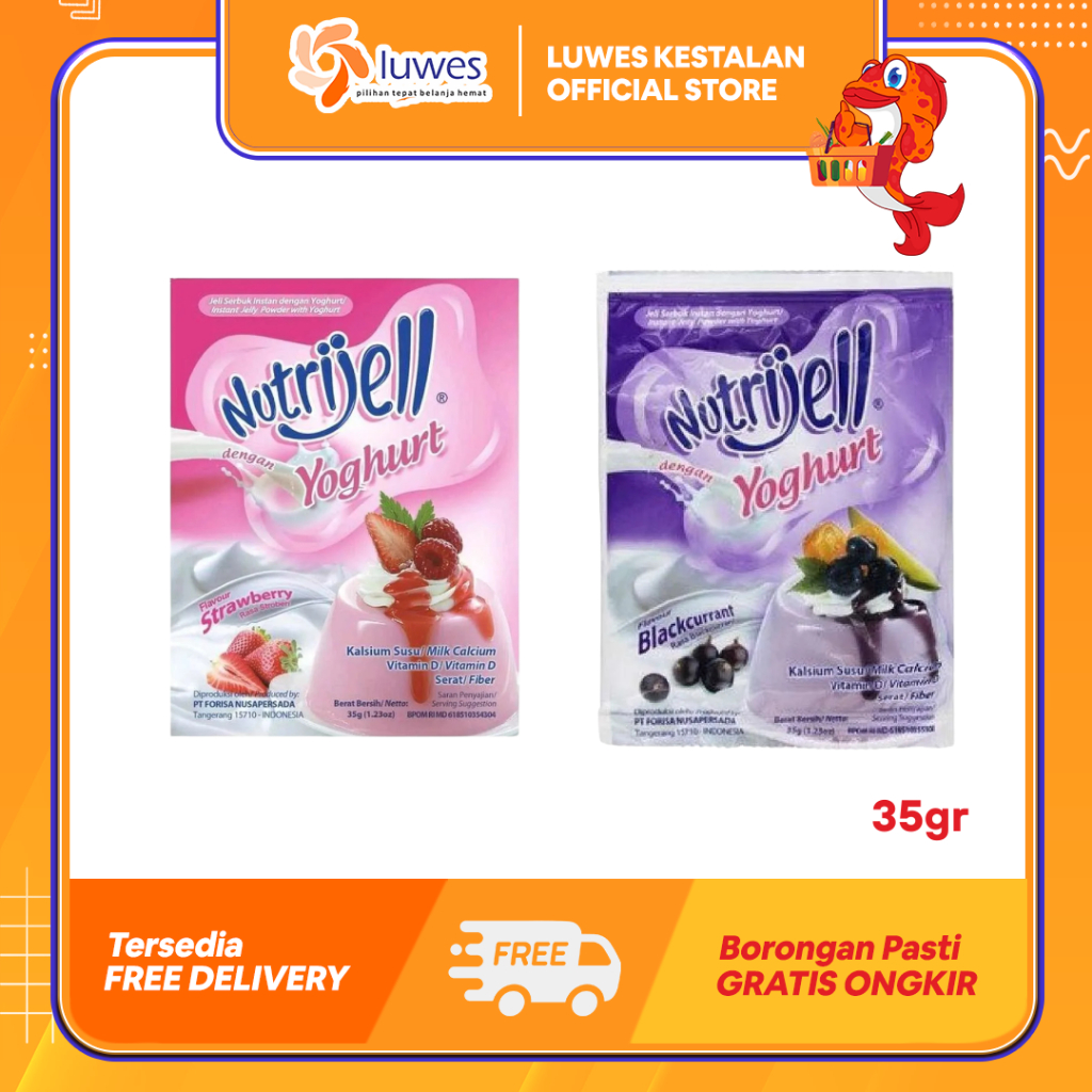 

Nutrijell Jelly Powder 35gr Strawberry / Blackcurrent