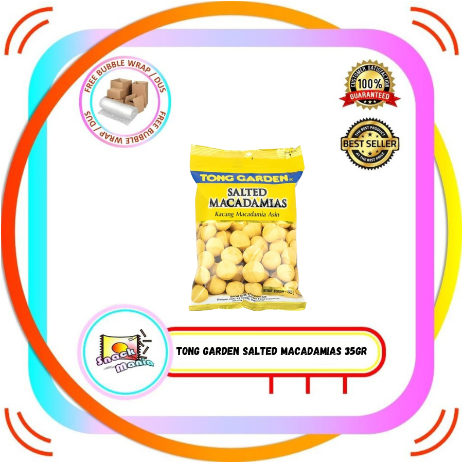 

Tong Garden Salted Kacang Macadamia Nut 35 gr
