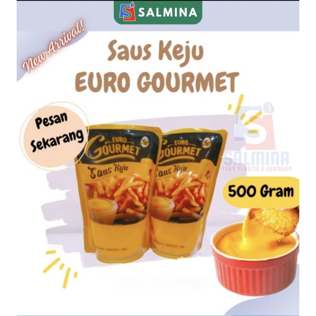 

Euro gourmet saus keju (Cheese Sauce)500 gr