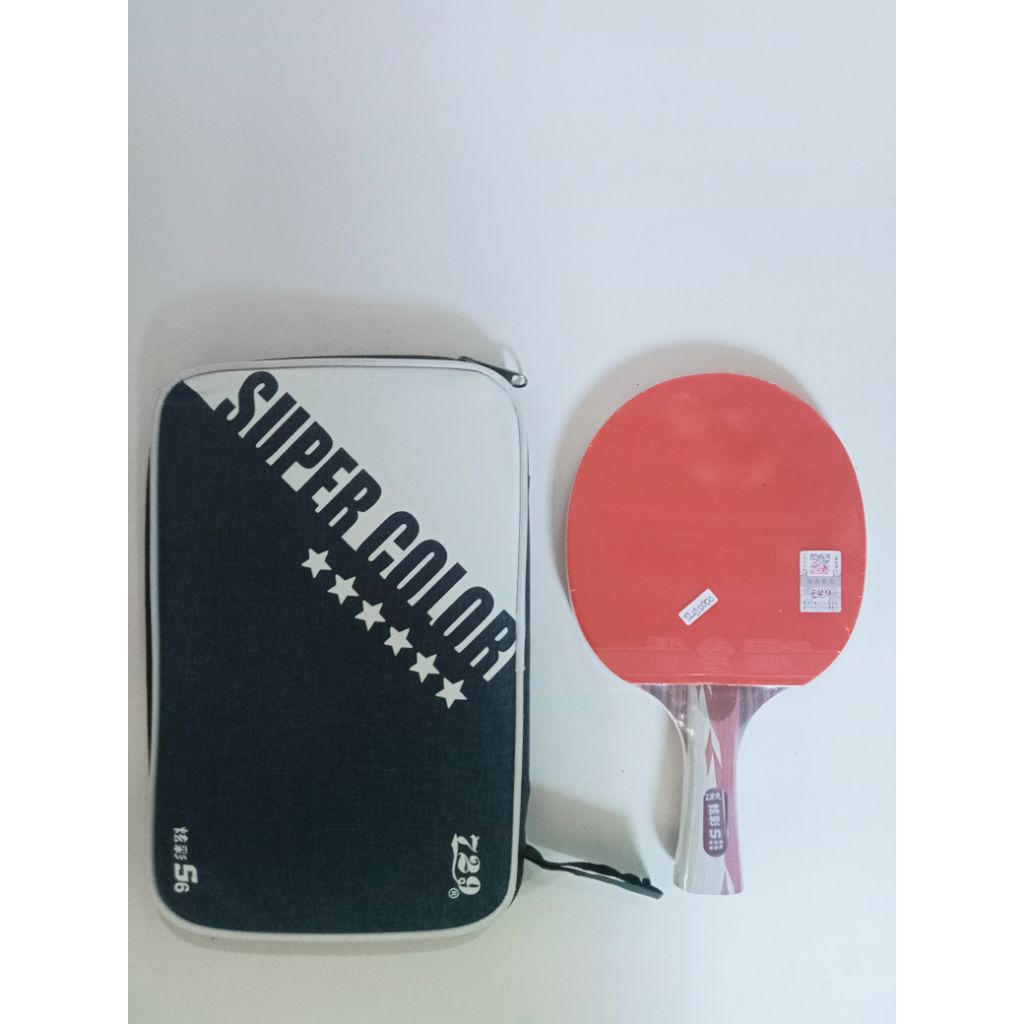 Bet Tenis Meja Pingpong Frienship 729 Super Color Carbon