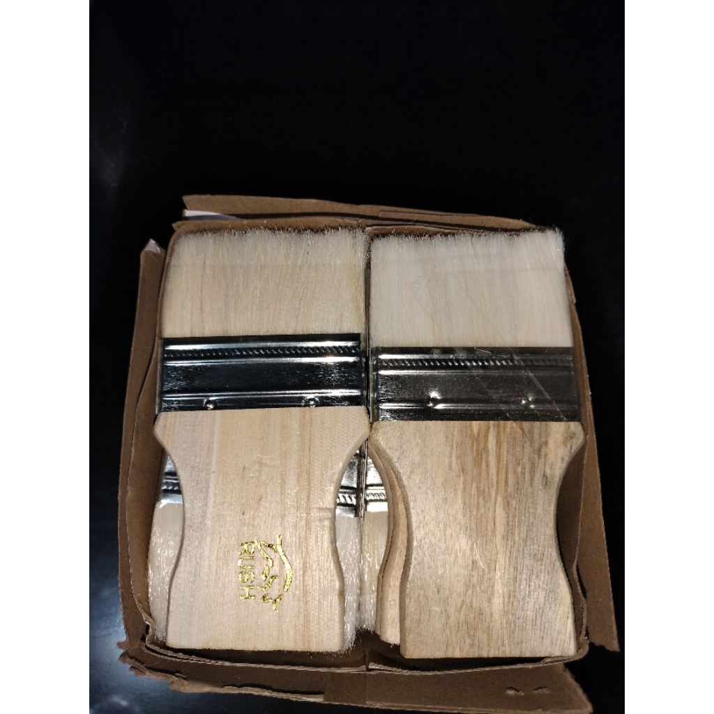 

Kuas Politur 3" Kuas bulu halus putih/ kuas buat cat vernis/perabot bagus
