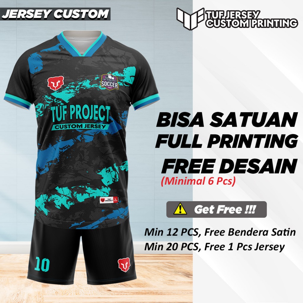 Jersey Futsal Custom Baju Jersey Jarsey Jersy Jersi Futsal Sepak Bola Badminton Sepeda Retro Vintage