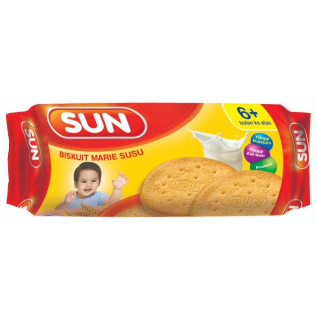 Sun Biskuit Bayi Marie Susu 150gr