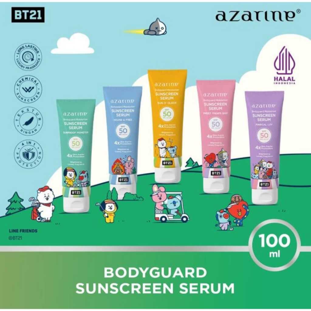 AZARINE BODYGUARD SUNSCREEN BT21