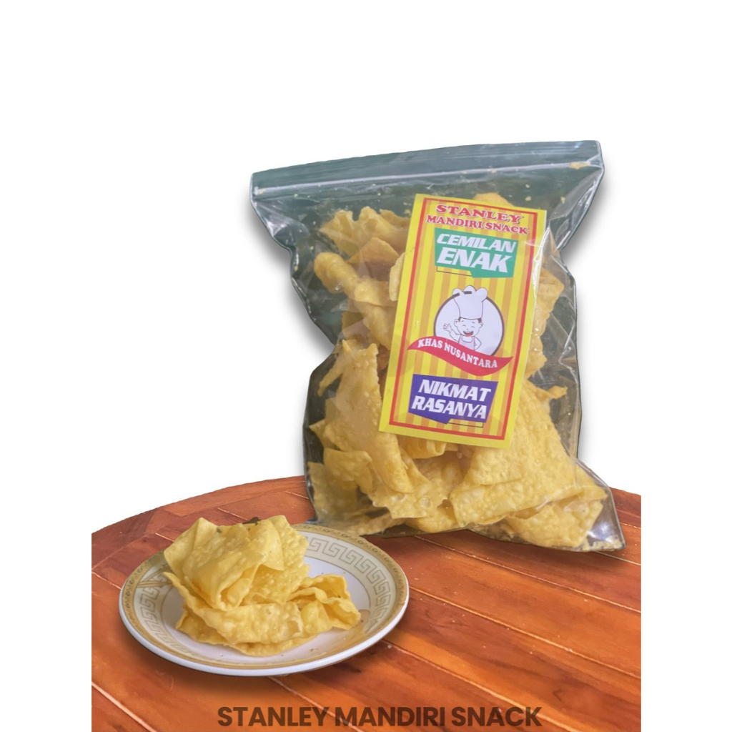 

KERIPIK BAWANG ORIGINAL 500gr 1kg / Kripik Pangsit Gurih / CAMILAN SNACK KILOAN