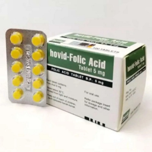 HOVID FOLIC ACID ASAM FOLAT 5 MG ORIGINAL MALAYSIA