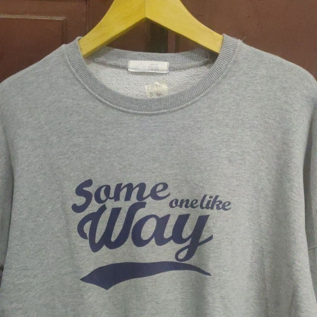 CN brand redroof oversize ld 140/60 bahan teri abu mulus second