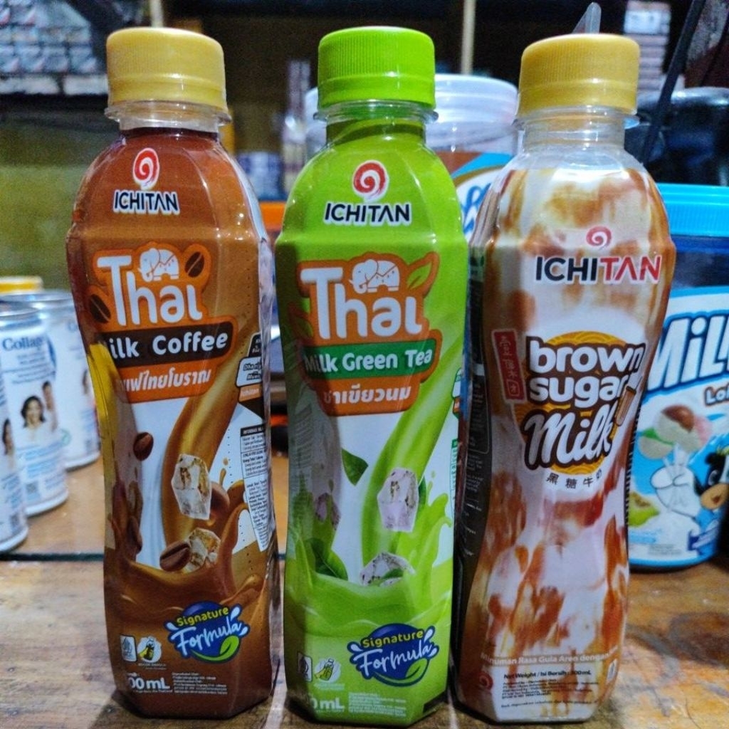 

[1btl] ICHITAN Thai Milk Coffee Milk Green Tea Brown Sugar Milk 300ml