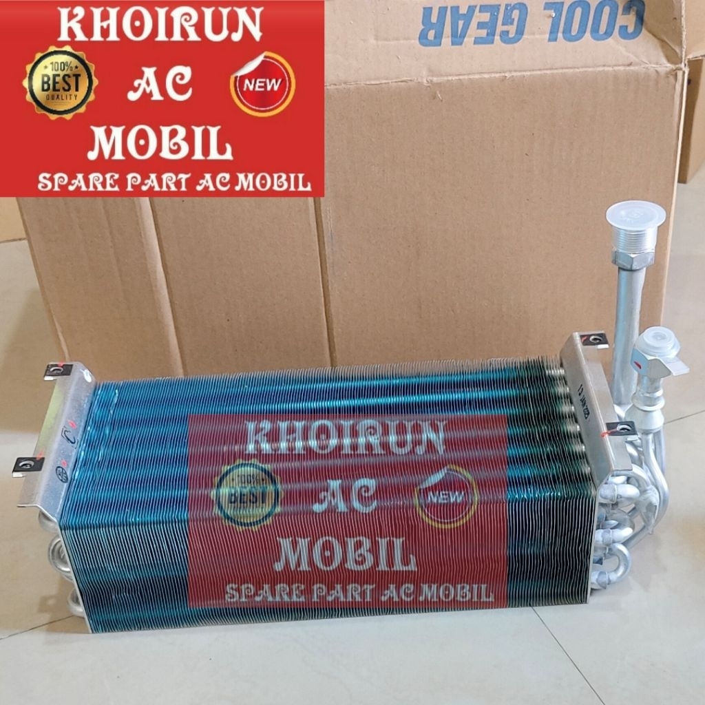 Evaporator Evap AC Mobil Elf Panther Kijang Kapsul A3 Pipa Lurus - Denso Coolgear Asli