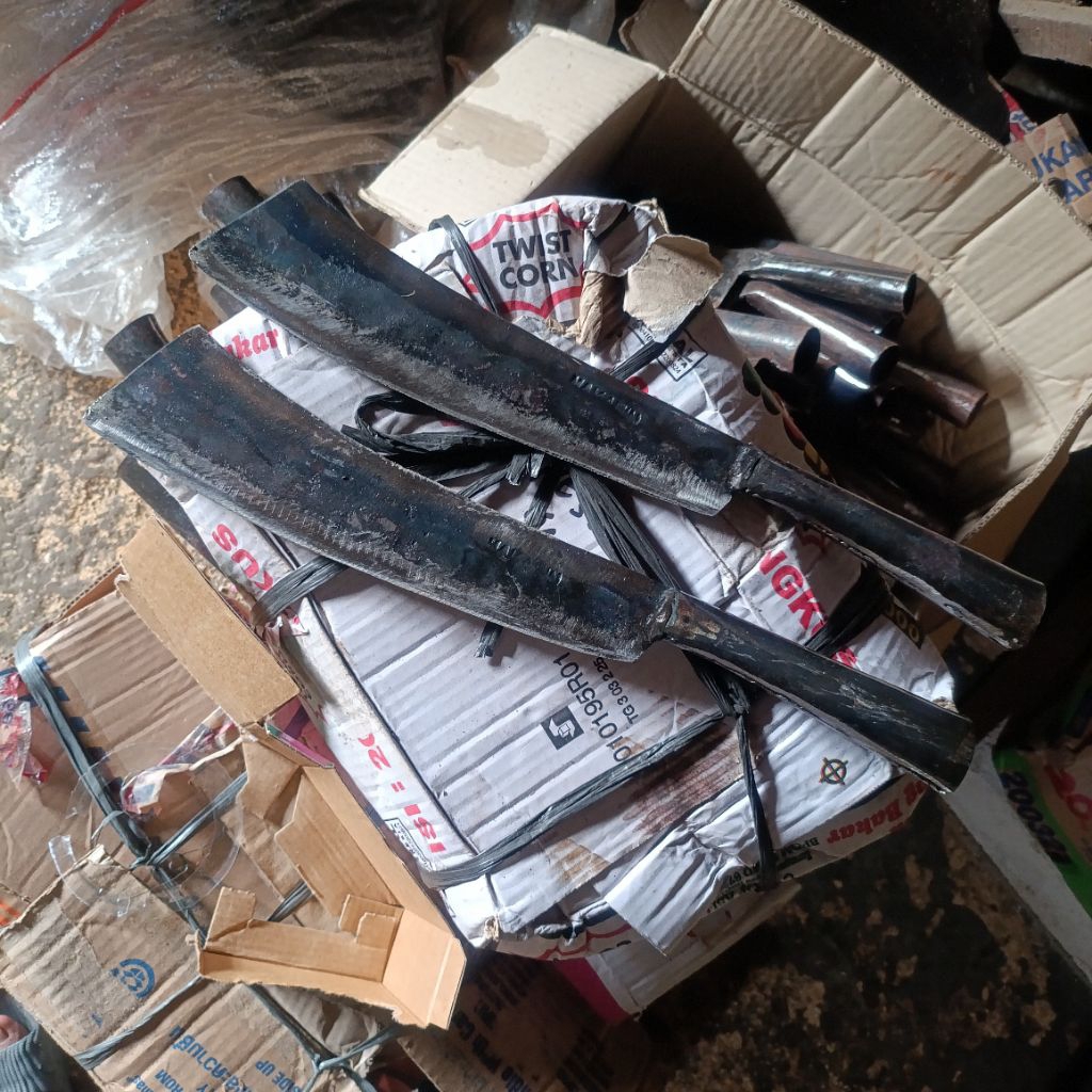 Goodluck Pisau Cacah Daging Baja Per Asli - Knife Meat Parang Pencacah Daging - Peso Besar Khusus Da