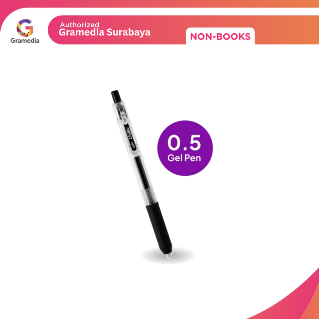 

Gramedia Surabaya NB - ESTUDEE CHIIKU GELPEN 0.5 BLACK EGP-26