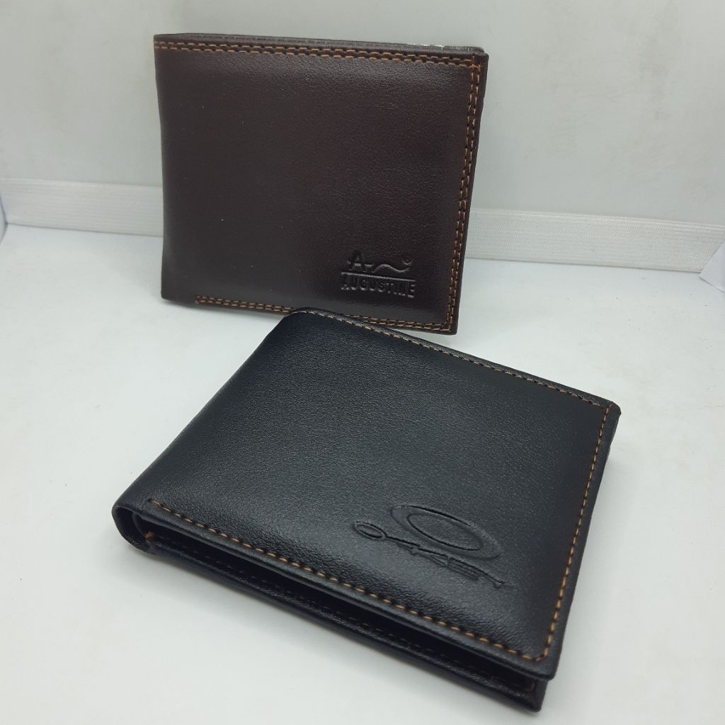 NEW Dompet pria lipat kartu dan uang sintetis augustine murah