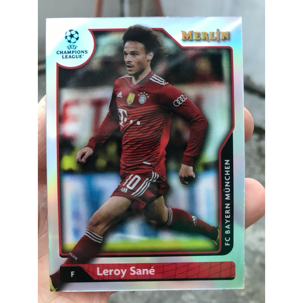 LEROY SANE KARTU SOCCER TOPPS MERLIN