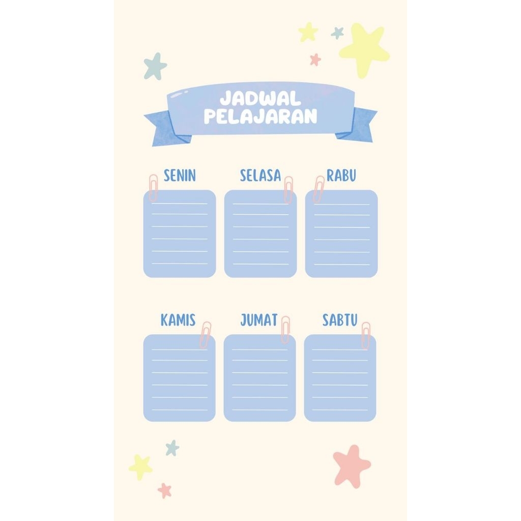 

jadwal pelajaran wipe clean , busa di tulis dan di hapus