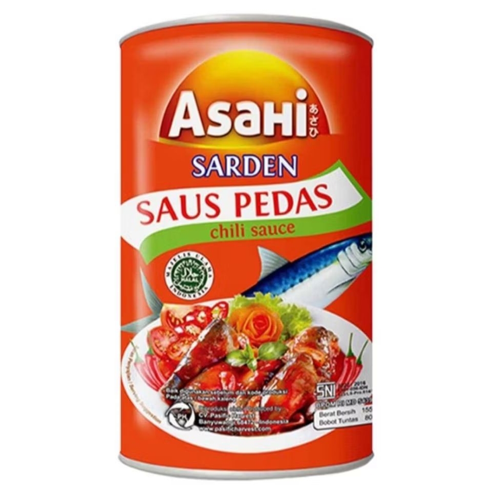 

Asahi Sarden Pedas Kaleng 155 g