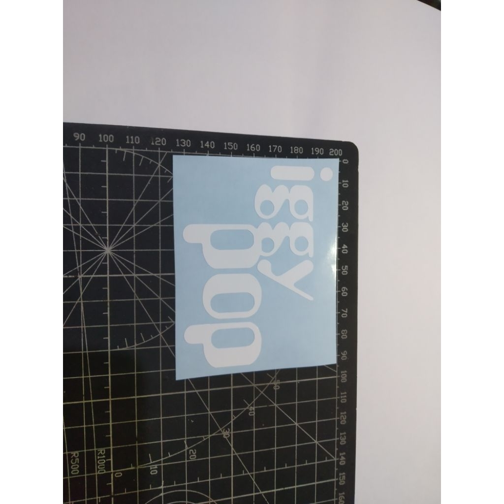 

stiker cutting Iggy pop