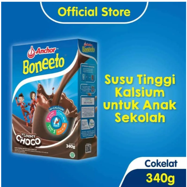 

Susu Boneeto Kemasan 340 gr - Coklat dan Vanila - Susu Pertumbuhan Tinggi Kalsium