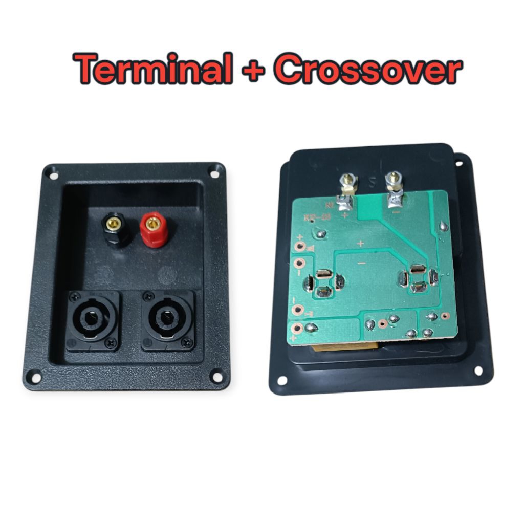 Panel Terminal Box Speaker Lengkap Crossover 2 way  80W  - 500W Original