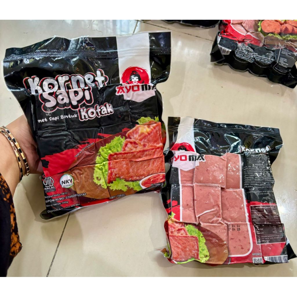 

Ayoma kornet sapi kotak 450gr (tahan suhu ruangan 3 hari)