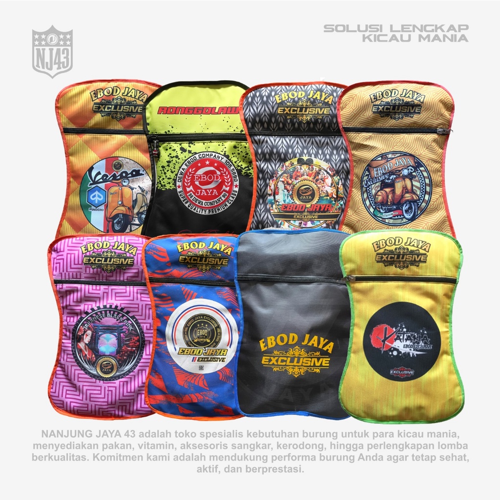 Tas Ransel Sangkar Burung Murai Batu Ebod Jaya Kuat & Nyaman Dibawa