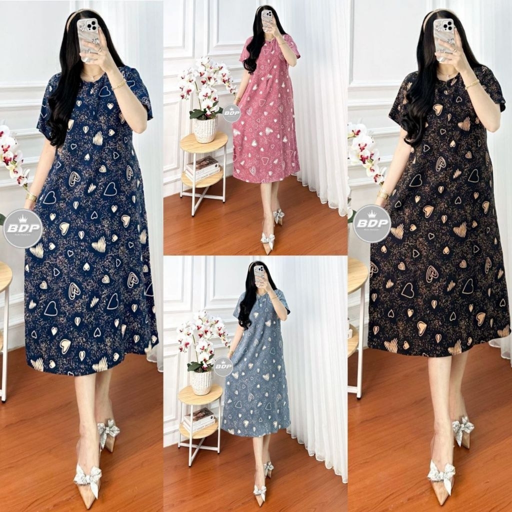 DASTER RAYON BUSUI LENGAN PENDEK VIRAL KEKINIAN (by.BDP)