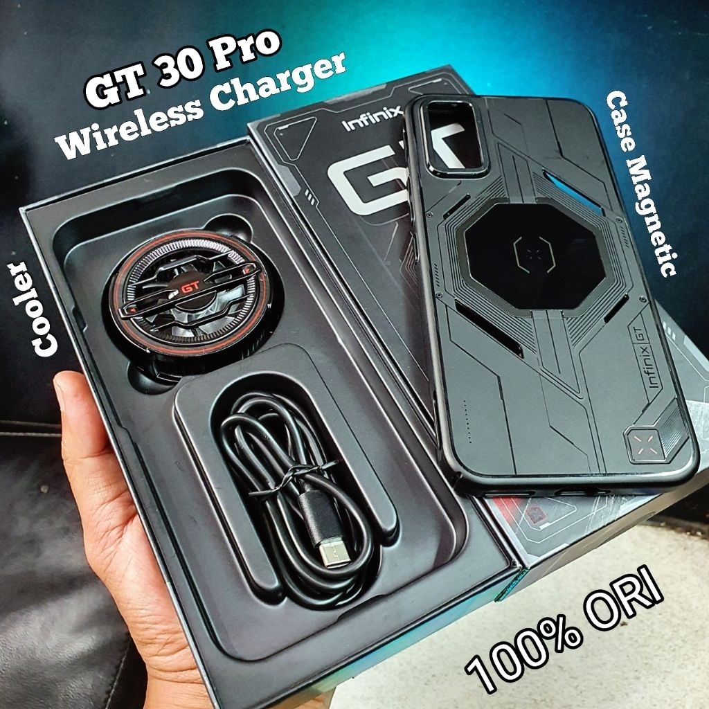 Cooler infinix GT 30 Pro || Softcase Magnetic || Cooler Wireless Charger || Pendingin Hp Magnet Orig