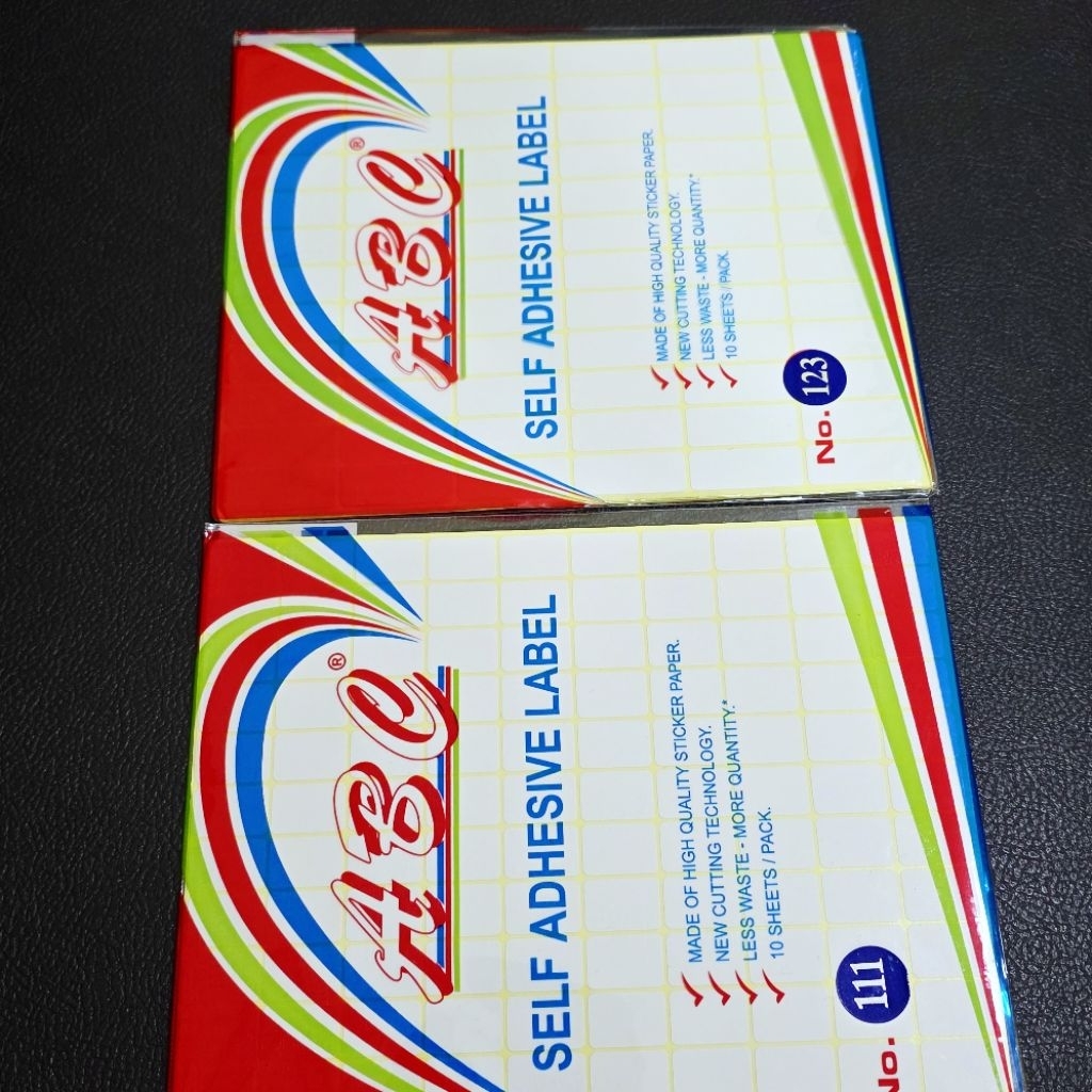 

label harga / tempelan sticker ukuran 111 dan 123