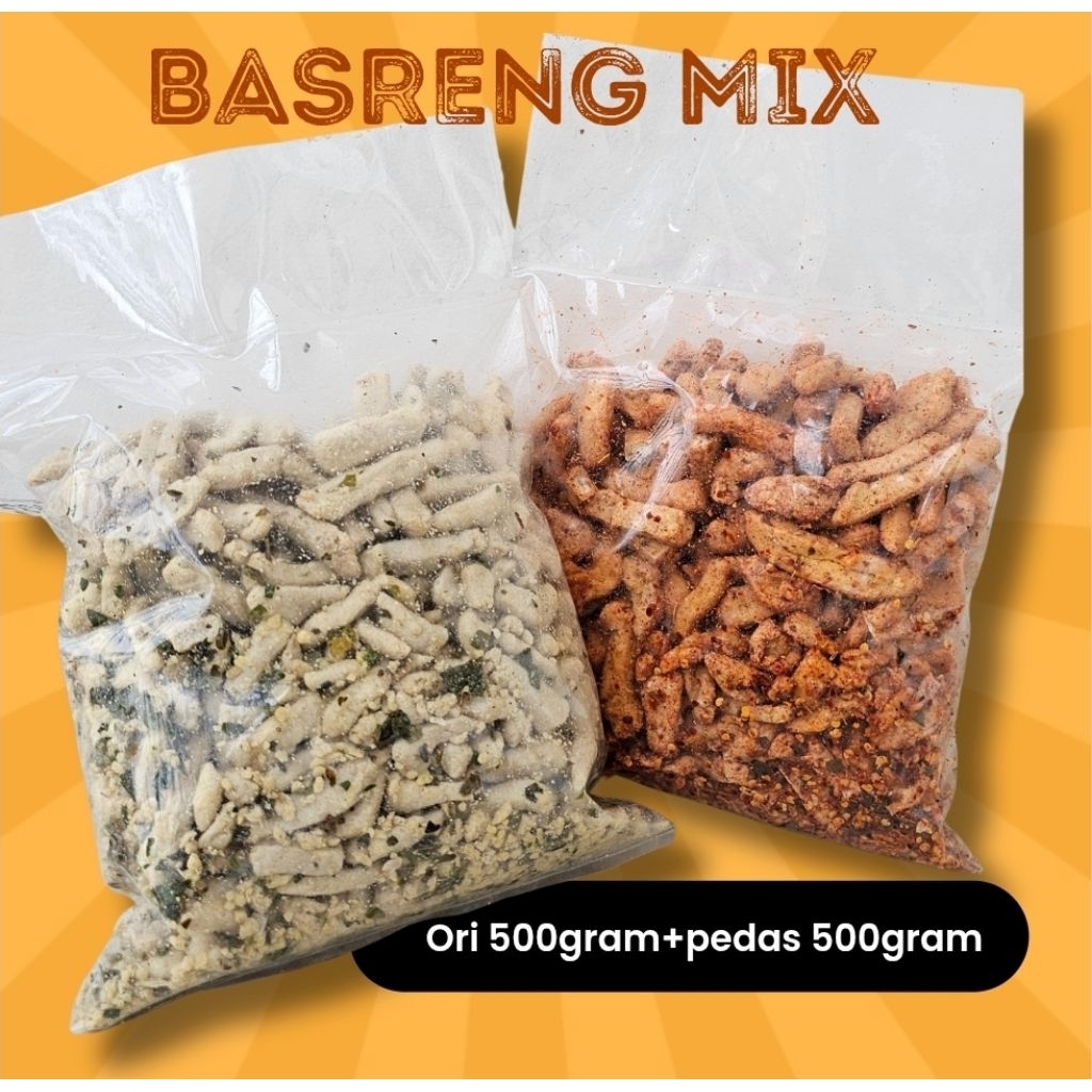 

Basreng Pedas Daun Jeruk Cemilan Makanan Snack