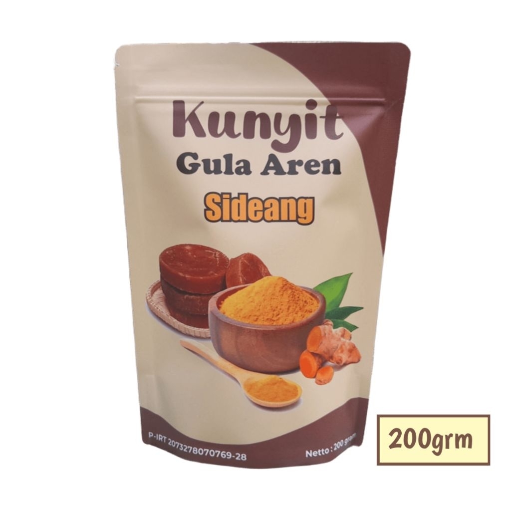 

kunyit gula aren sideang 200 gram atasi asam lambung