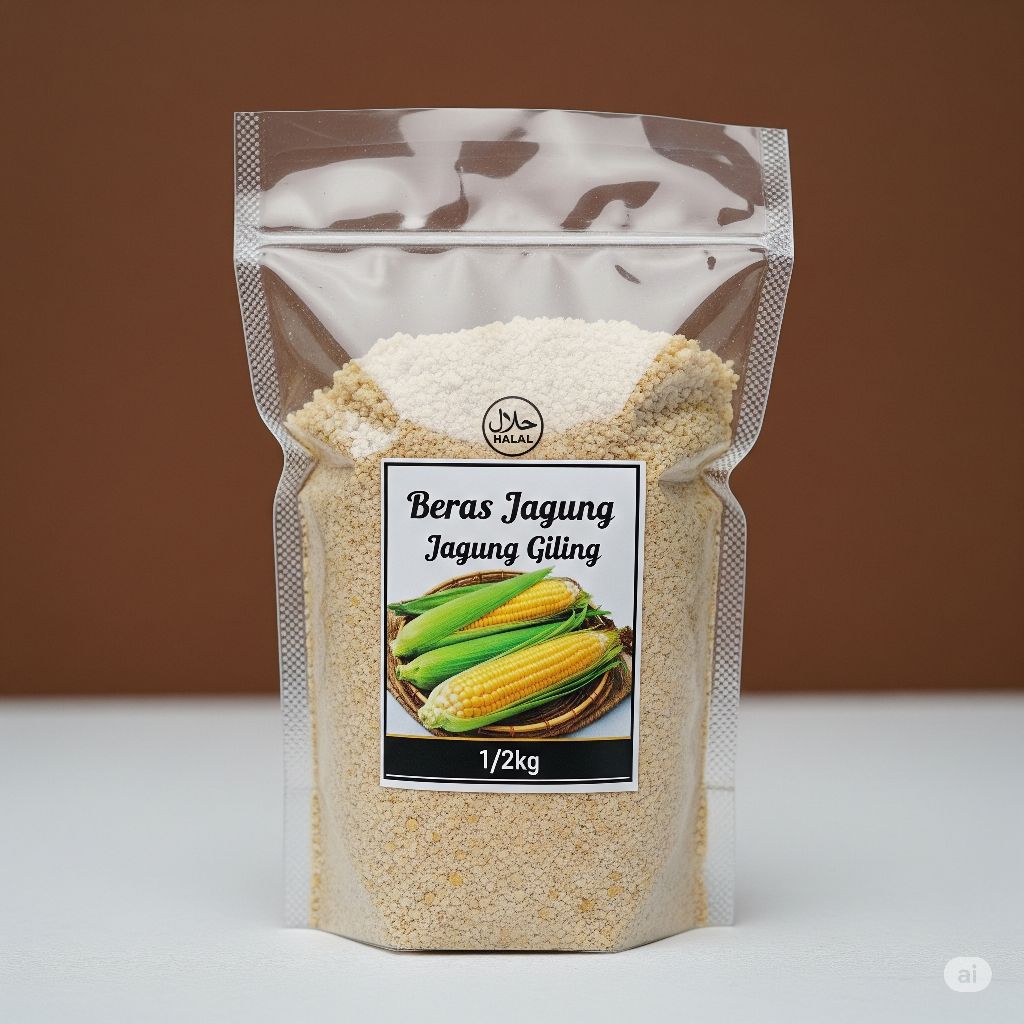 

Beras Jagung ukurang ½kg