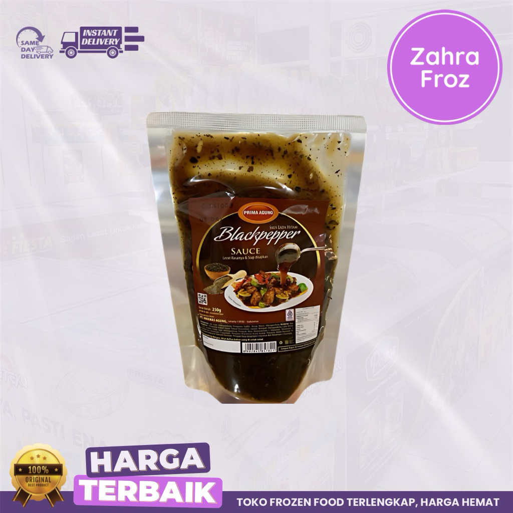 

PRIMA AGUNG SAUS LADA HITAM 250 GR