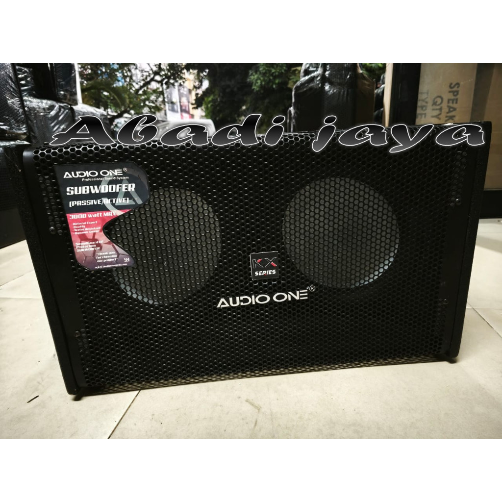 subwoofer aktif audio one kx212 12 inch 12 x2 1 bh original