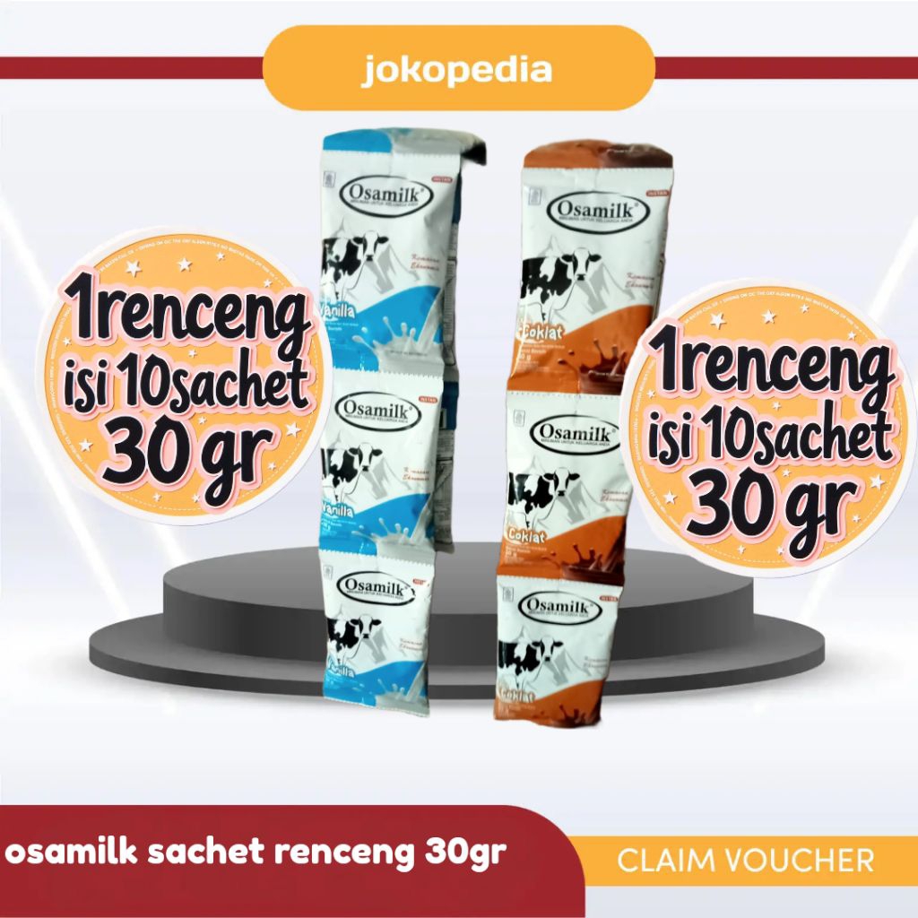 

Osamilk sachet 30gr 1renceng