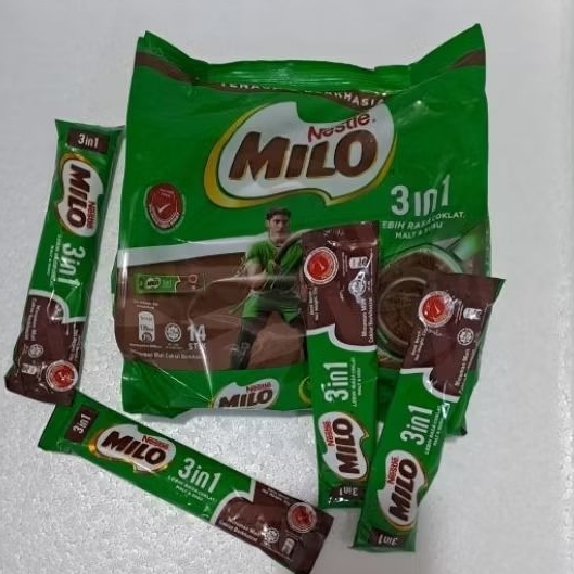 

MILO STIK 3IN1 MALAYSIA ISI 14 / MILO NESTLE MALAYSIA