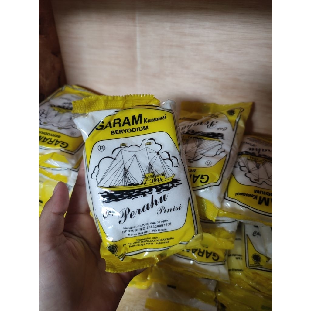 

GARAM DAPUR BERYODIUM CAP PERAHU PINISI 250g